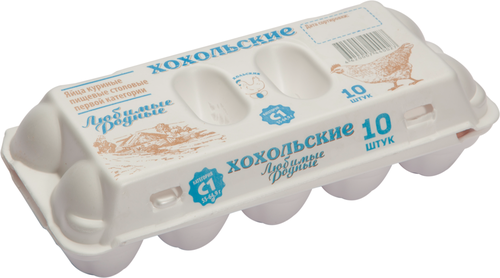 

Яйца куриные Ряба пищевые С1, 10 шт.