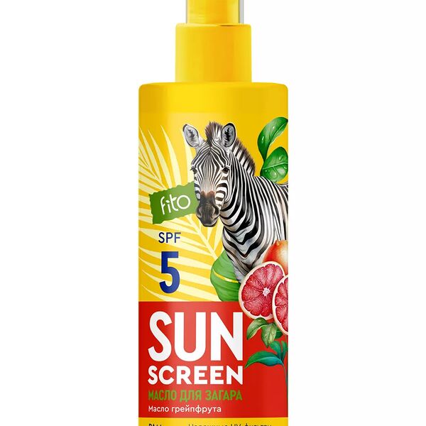 Масло SUN SCREEN SPF 5 питательное для загара