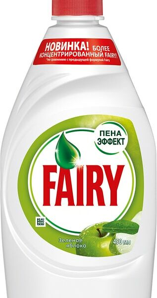 Средство для мытья посуды Fairy Зеленое яблоко 450мл