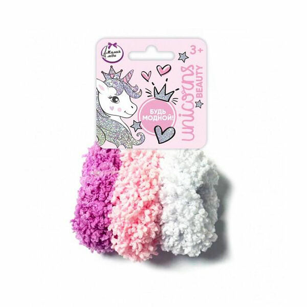 МИЛАЯ ЛЕДИ: Резинки 3 шт, цветные (1418274)