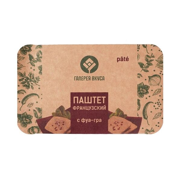 Паштет Французский Галерея вкуса с Фуа-Гра мясо птицы