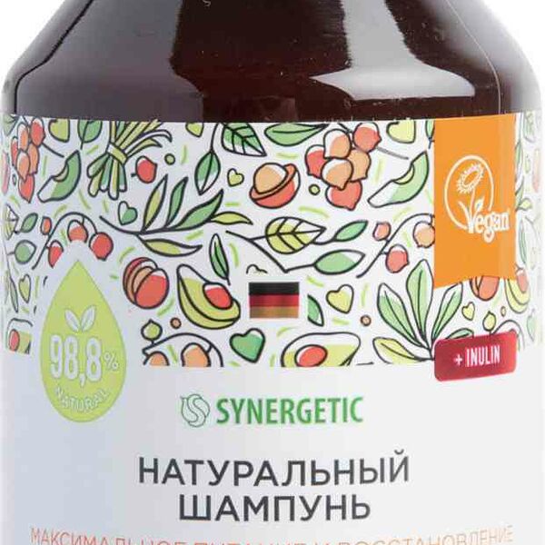 Шампунь для окрашенных волос натуральный Synergetic Максимальное питание и восстановление