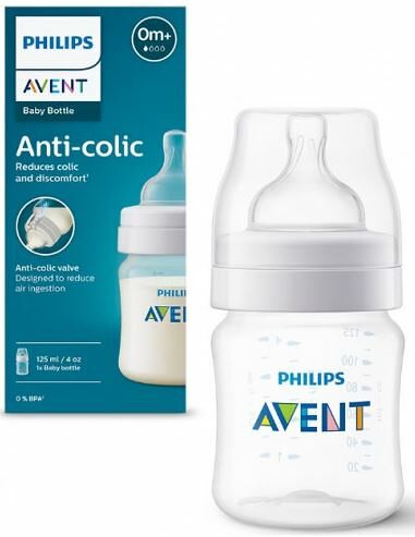 Бутылочка для кормления Anti-colic, 0+ мес 125мл