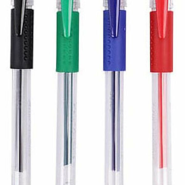 Ручки гелевые Ашан Красная птица 0,7 мм, 4 шт