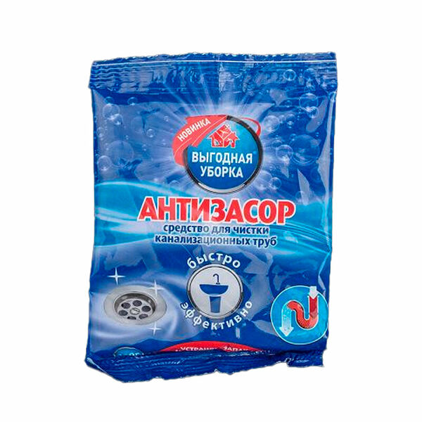 Средство для прочистки канализационных труб Выгодная Уборка Антизасор 100 г