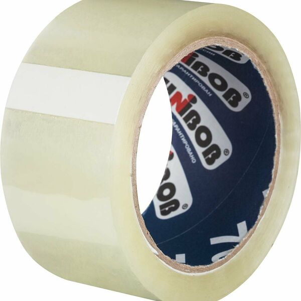 Клейкая лента упаковочная UNIBOB 700 50мм х 66м 47мкм прозрачная