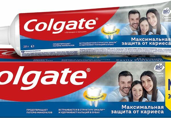 Зубная паста Colgate Максимальная защита от кариеса, с фторидом и кальцием