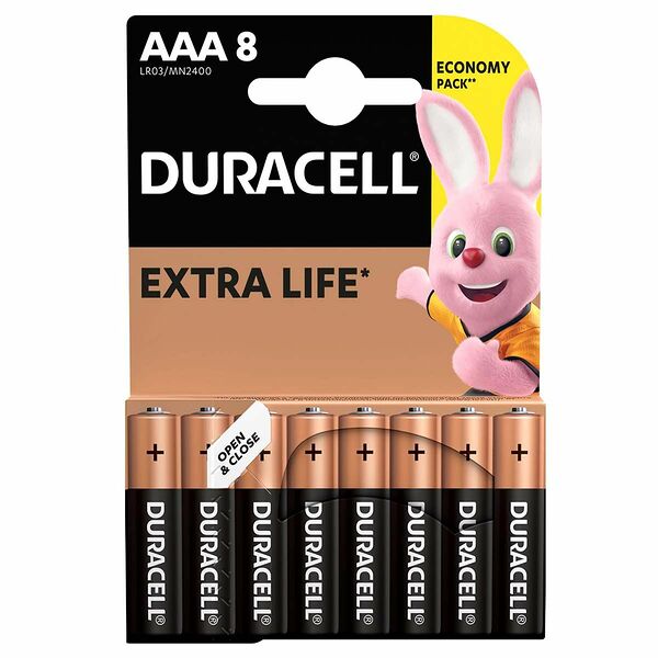 Batarea DURACELL Basic AAA LR03  (8 шт) (857591)