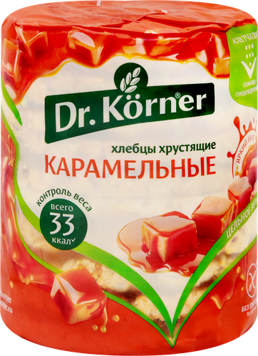 

Хлебцы Dr. Korner Карамельные кукурузно-рисовые без глютена 90 г