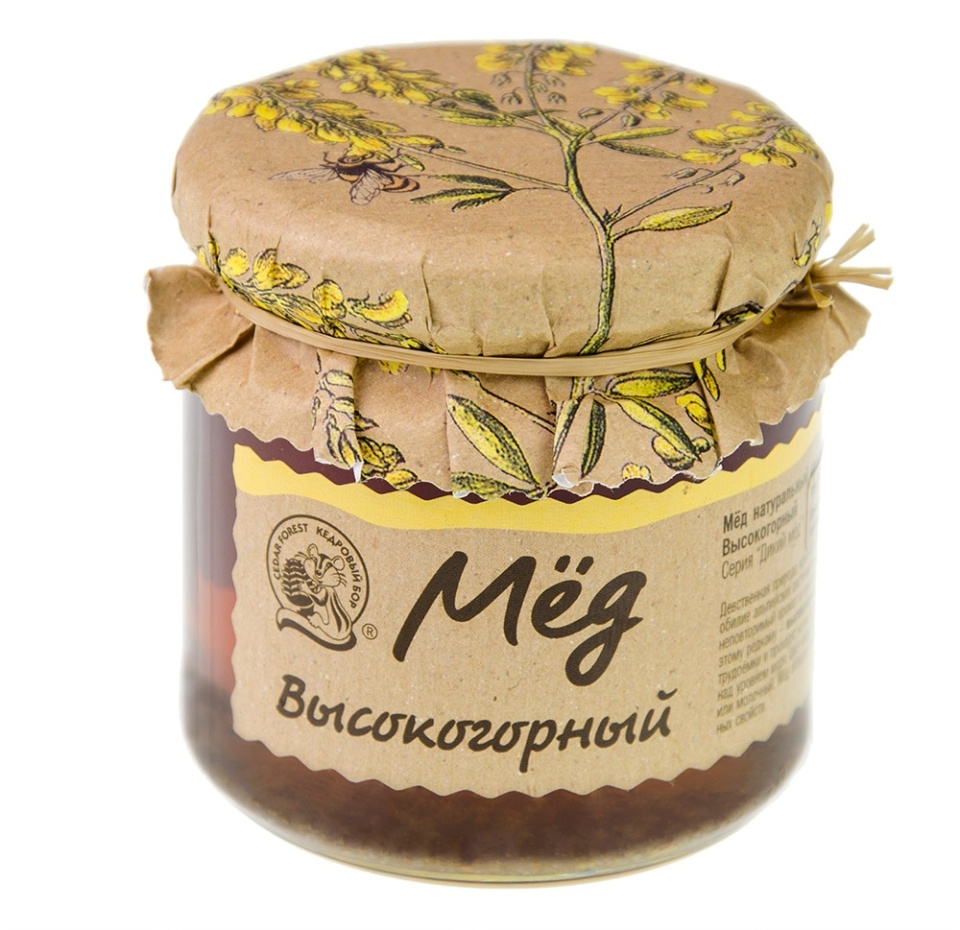 

Мед Кедровый бор высокогорный 245 г