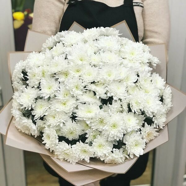 WOW букет из 15 кустовых хризантем