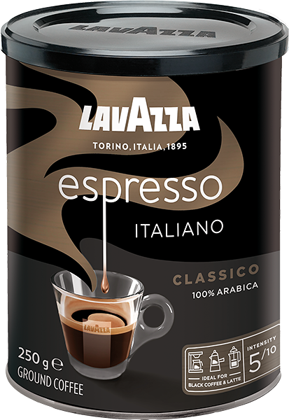 Кофе LAVAZZA Caffe` Espresso молотый вес 250 г мет/б