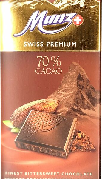 Шоколад Munz Горький 70% 100г
