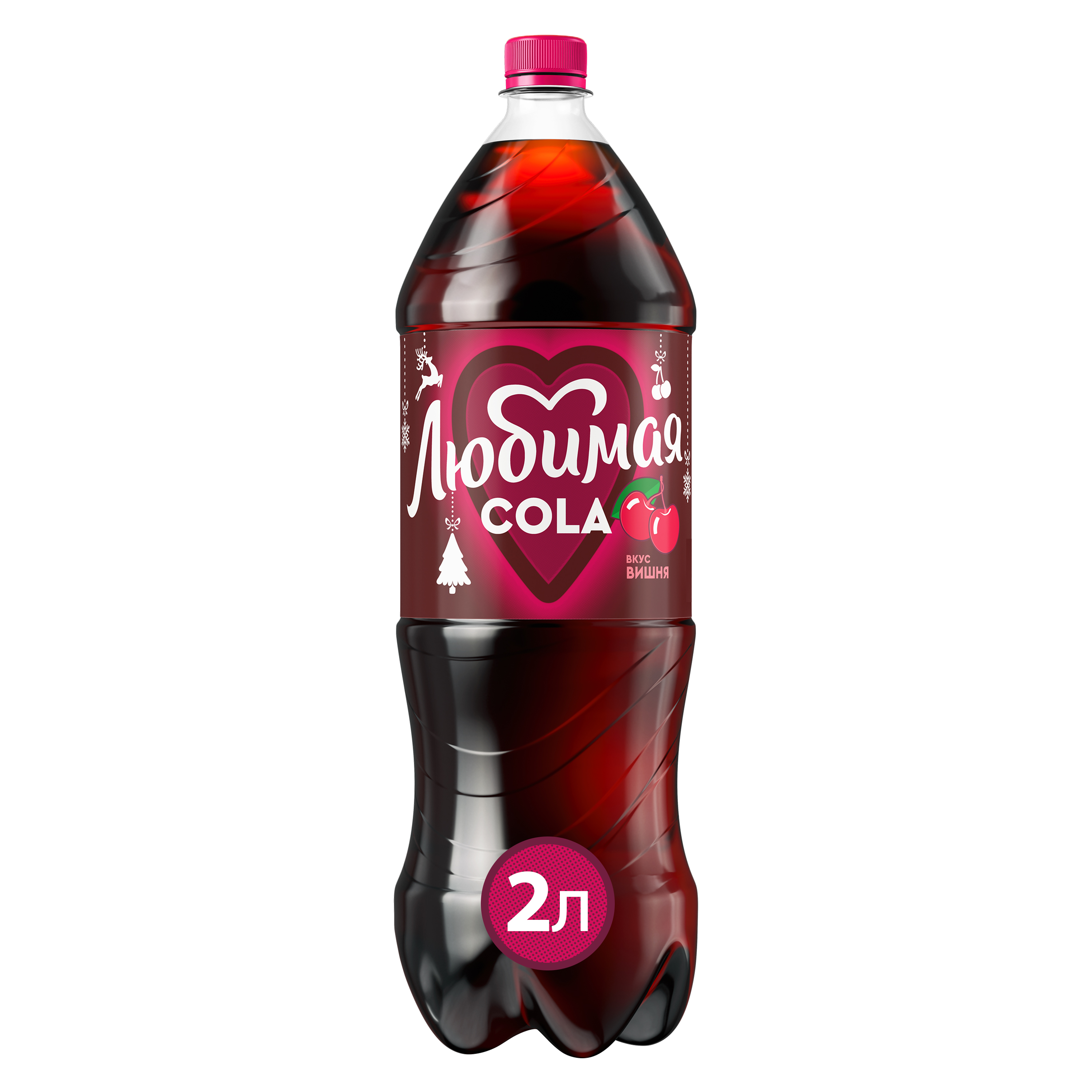 

Напиток газированный Любимая Cola Вишня 2 л