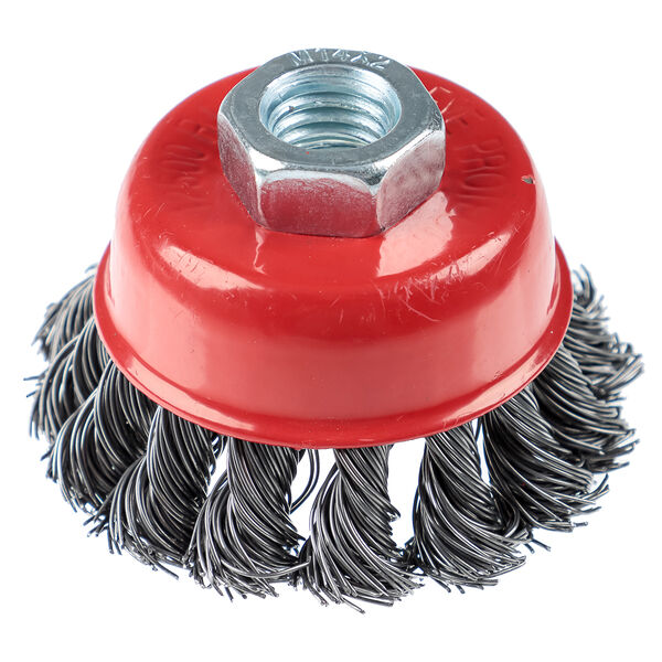 Ермак щетка металл. для ушм 65мм/м14 крученая (чашка)