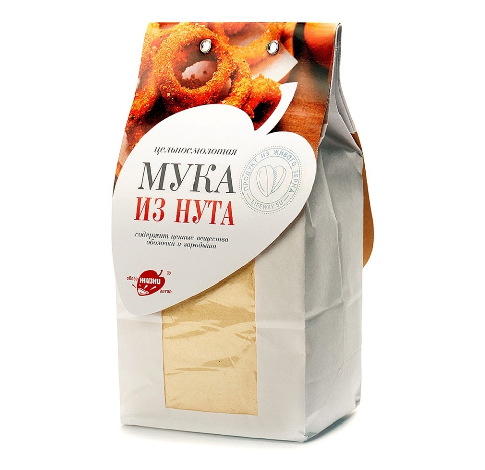 

Мука нутовая цельносмолотая с Алтая Образ Жизни 500 г