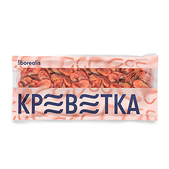 Креветка Borealis северная в/м калибр 200/250 шт в кг, 800г, Россия