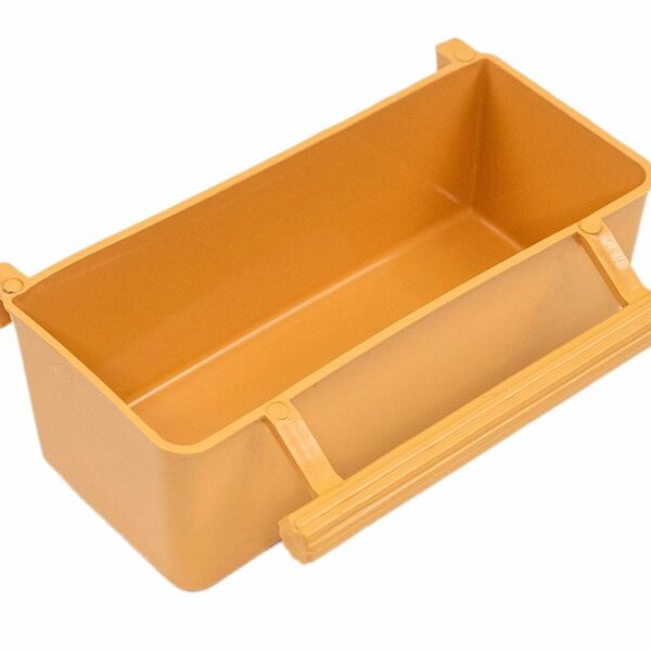 Кормушка для птиц Homepet в клетку прямоугольная бежевая 9 х 3.5 х 3 см