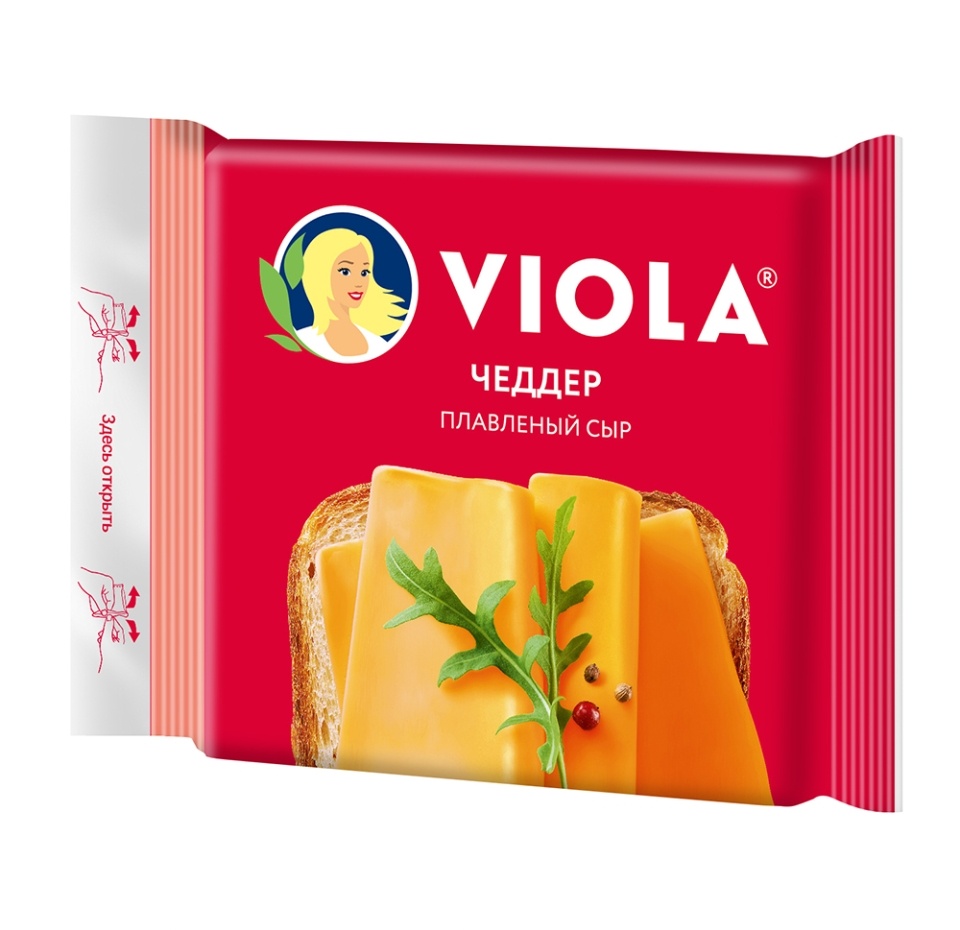 

Сыр Viola плавленый Чеддер в ломтиках 140 г