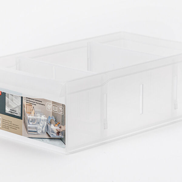 Контейнер универсальный Econova Rolly 15x8.7x26.6 см, 2.65 л