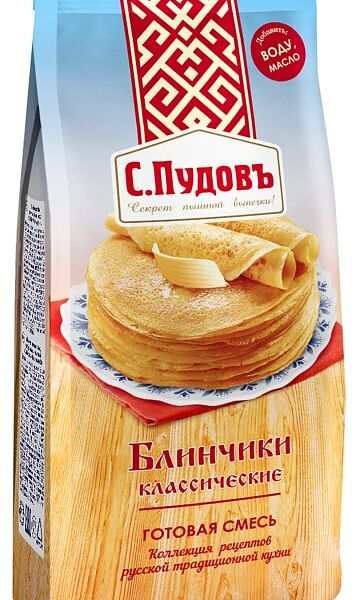 Смесь для выпечки С.Пудовъ Блинчики классические 350г