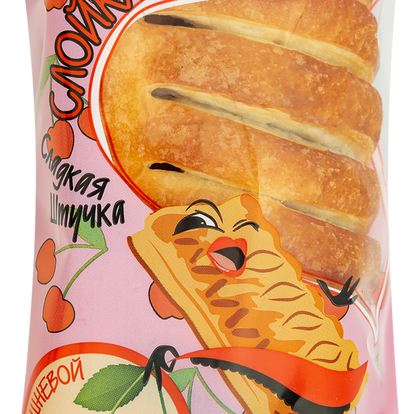 Слойка БЕЛЯЕВСКИЙ ХЛЕБ с вишневой начинкой