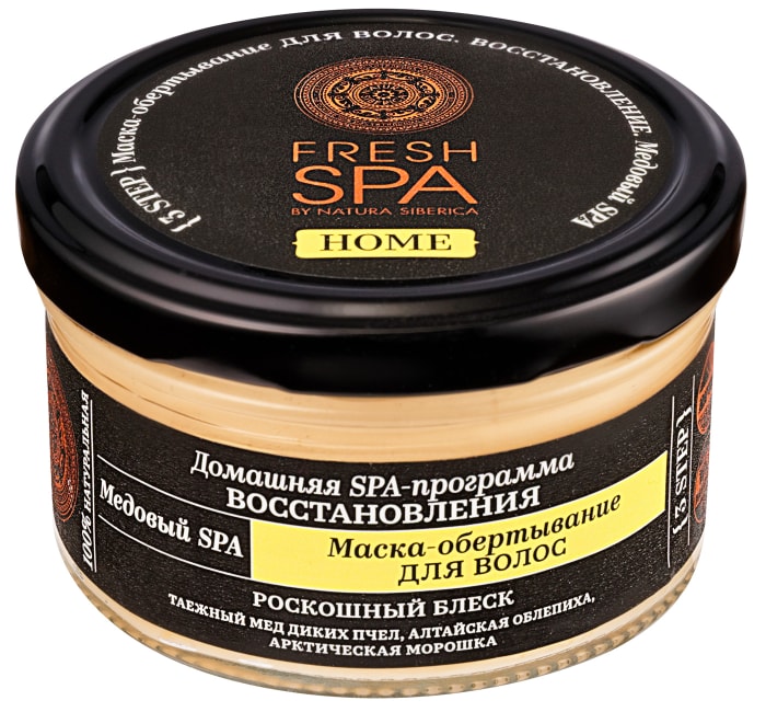 

Маска-обертывание для волос Natura Siberica Fresh Spa home Медовый 170 мл