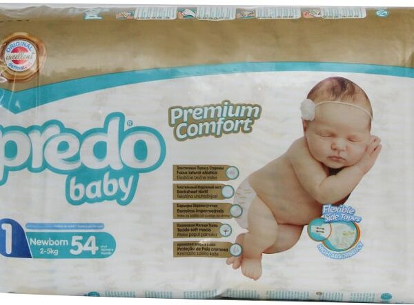 Подгузники Predo baby №1 2-5кг 54шт