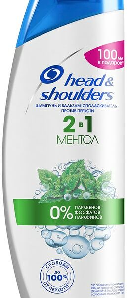 Шампунь и бальзам-ополаскиватель для волос Head&Shoulders Ментол 600мл