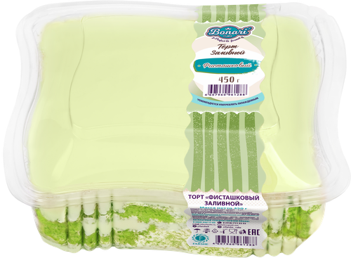 

Торт Bonari Фисташковый, заливной 450 г