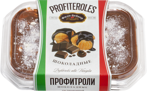 

Пирожные Фили-Бейкер десерт профитроли шоколадные заварные 150 г