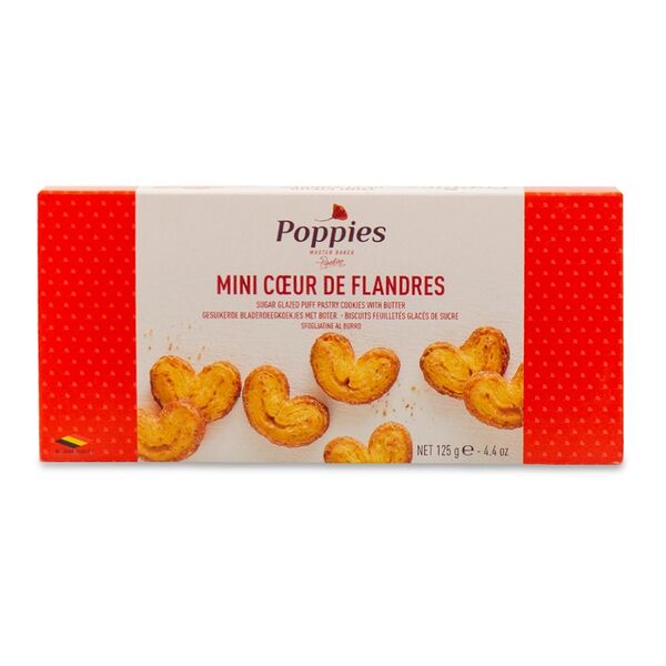 Печенье Poppies Мини -Сердечки 125 г