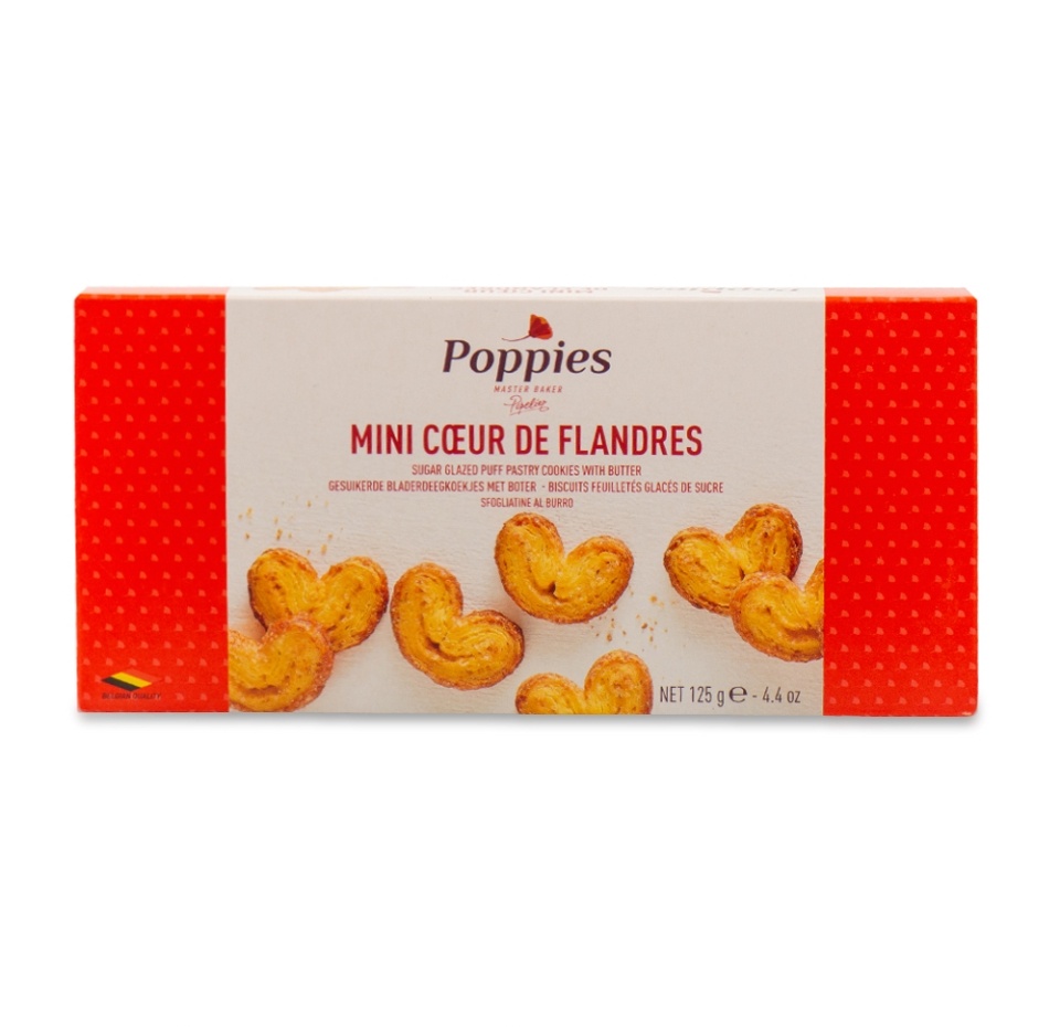 

Печенье Poppies Мини-сердечки 125 г