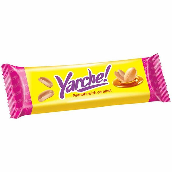 Батончик Yarche с жареным арахисом и мягкой карамелью 50г