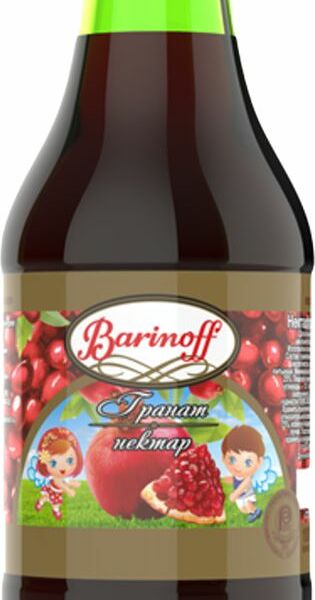 Нектар Barinoff Гранатовый для питания детей старше 3-х лет 250 мл