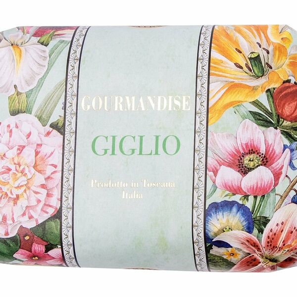 GOURMANDISE Мыло натуральное парфюмированное Лилия,200 г