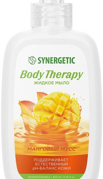Жидкое мыло Synergetic Body therapy Манговый мусс 250мл