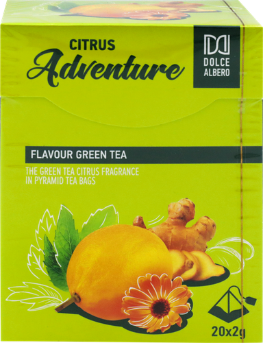 

Чай зеленый DOLCE ALBERO Citrus Adventure, 20пир