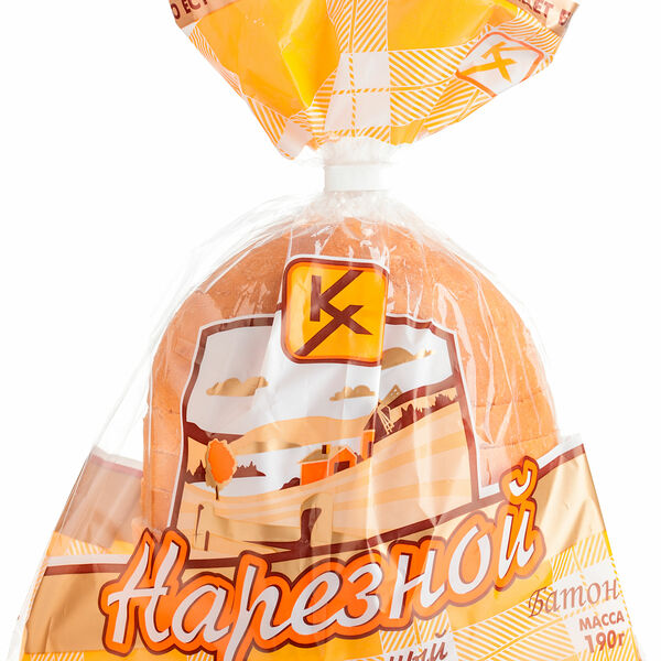 Батон Клинский хлебокомбинат нарезной 190 г