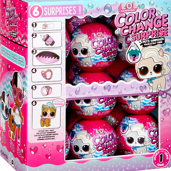 Кукла L.O.L. Surprise, в шаре, питомец color change pets Арт. 576334