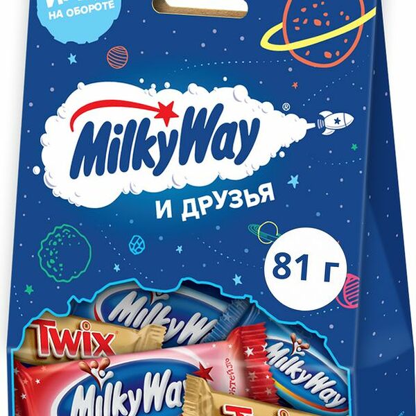 Набор конфет Milky Way и друзья подарочный 81г