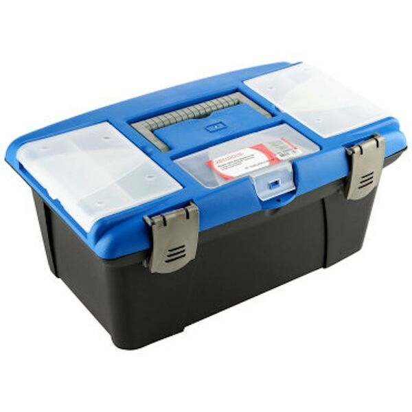 Ящик для инструментов JETTOOLS 18 углубленный c морозостойким замком и органайзером, 45х24х20.5 см