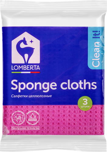 

Салфетки Synergetic Lomberta целлюлозные, 16х15 см, 3 шт