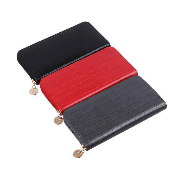 Юl кошелек с отд. для карт, купюр, монет, пу, 19,5х10см, 3 цвета, кж23-13