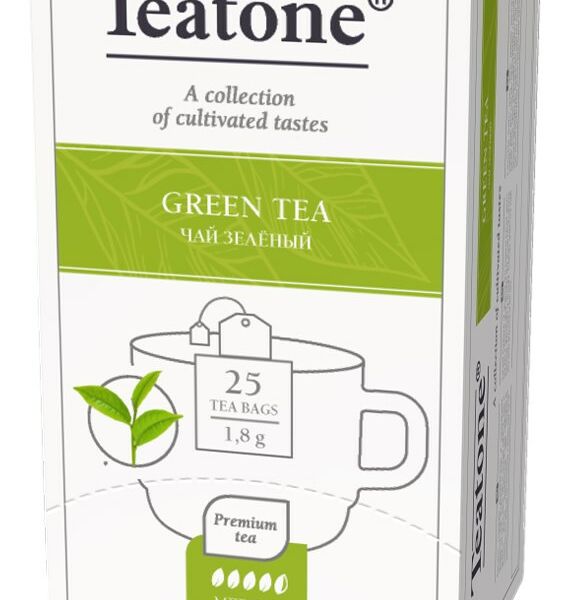 Чай зеленый Teatone в пакетиках 1.8 г x 25 шт
