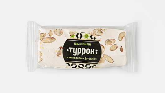 Туррон с миндалем и фундуком