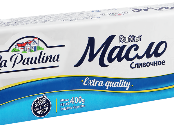 Масло сливочное La Paulina Extra quality 82,5%