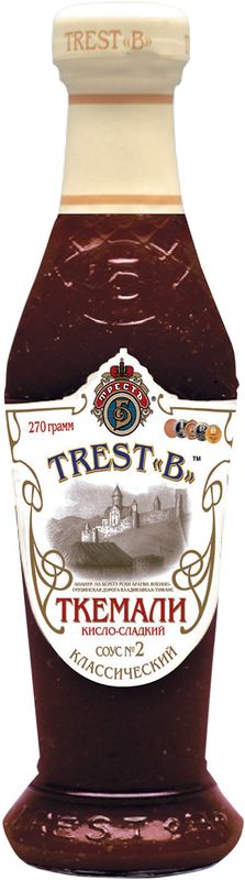 

Соус Trest B Ткемали № 2 Классический кисло-сладкий 245 г