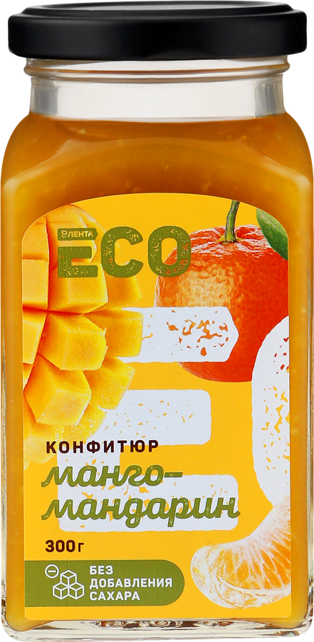 

Конфитюр ЛЕНТА ECO Манго и мандарин, без сахара