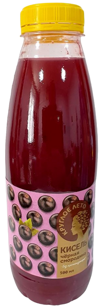 Кисель Круглое лето из черной смородины